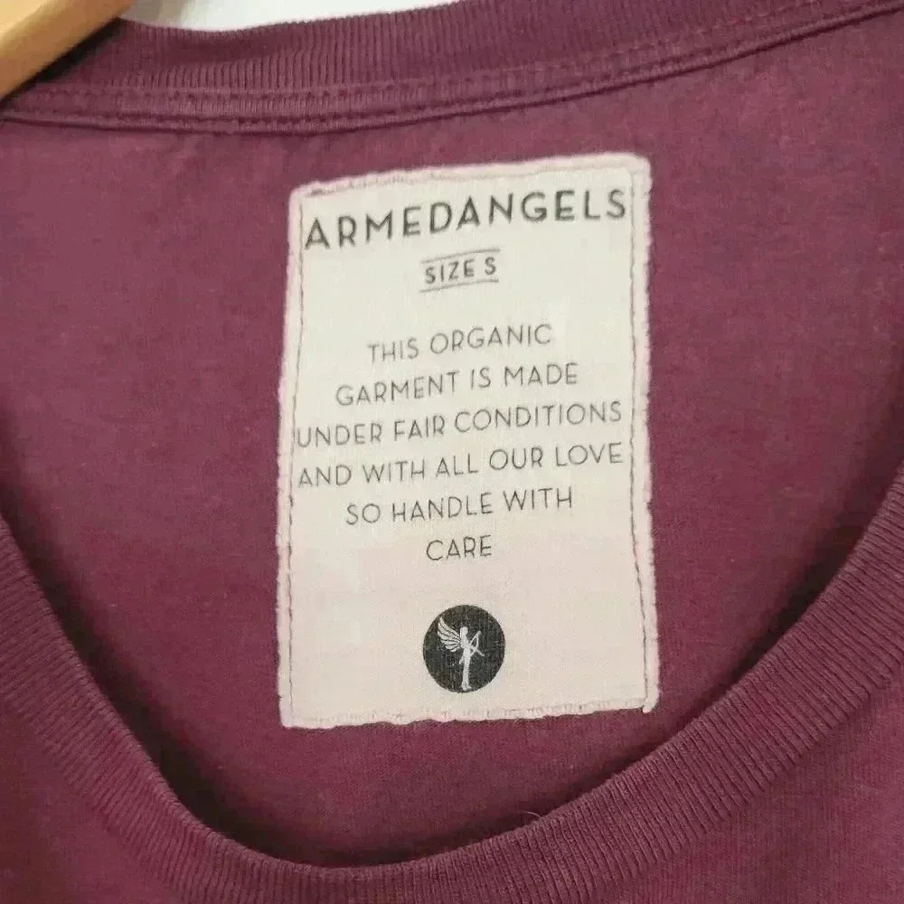 Armed Angels Small & Large Men's Organic Cotton T-Shirt - Picture 4 of 4